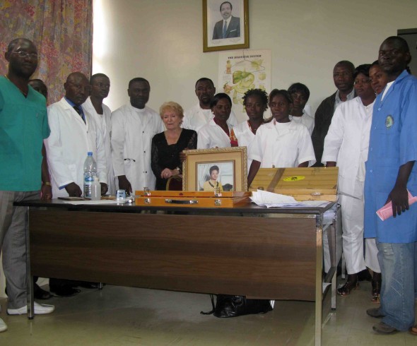  The Chantal BIYA Meyomessala Medical Centre staff .The Bridge MAG. Image