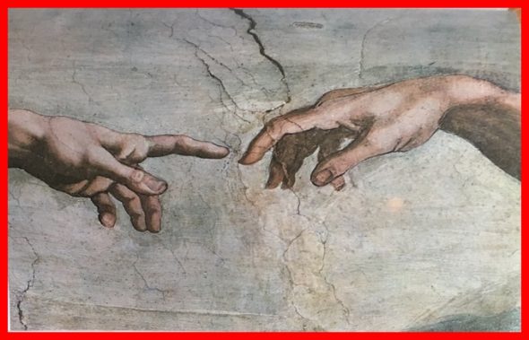
Michelangelo painting. The Creation of Adam. 

"If God created us in his own image, we have more than reciprocated." François-Marie Arouet(1694 - 1778), most famous under his pen name Voltaire, was a French writer, deist and philosopher.
The Bridge MAG. Image.
