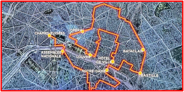 Le parcours du relais de la flamme olympiqueConçu par les efforts conjugués de Paris 2024, de tous les territoires impliqués et de ses partenaires officiels. (Coca-Cola, Banques Populaires et Caisses d’Épargne) Le parcours monumental du relais de la flamme olympique The Bridge MAG. Image 