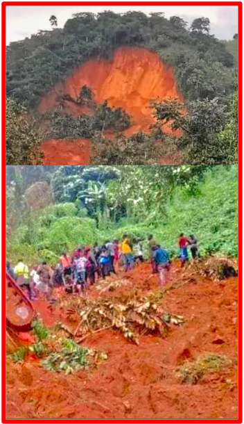 Humans should be what we value the most in life.At least 4 dead in a landslide, and over 50 are missing in Dschang - West Cameroon Death disregards details: geographical, ethnic, tribal, gender, social class, skin tones! From natural disasters such as: apocalyptic flooding in Spain, France, earthquakes in Dschang in West Cameroon, Morocco, Taiwan, civilians’ casualties in Darfur, Gaza, Bagdad, Congo… by extension the unreported deaths from around the world, humans are dying every second worldwide in real life. Whether by natural death, violence, sects, cults, sacrificial magic, professional exclusion, cyber bulling, rape, slavery, … death is always the unfortunate outcome of humanities plight. The Bridge MAG. Image 